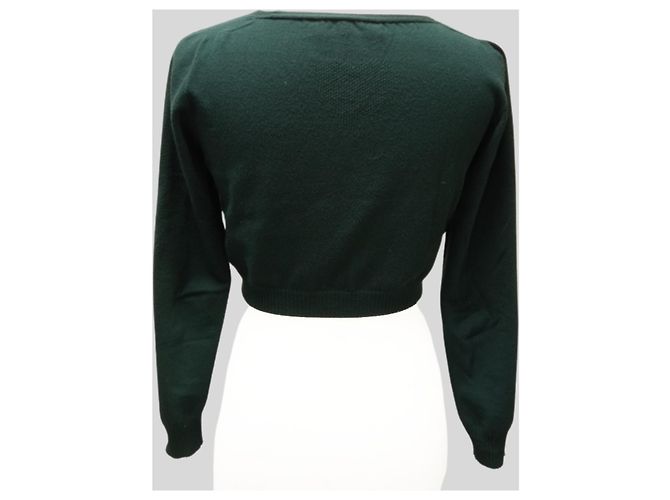Twin Set Kurze Jacke Grün Viskose - Ansicht 3