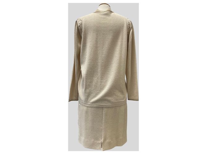 Autre Marque Set aus Jacke und Rock in Beige - Ansicht 7