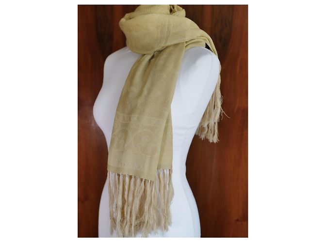 Loewe Foulard Beige con Flecos - vista 2