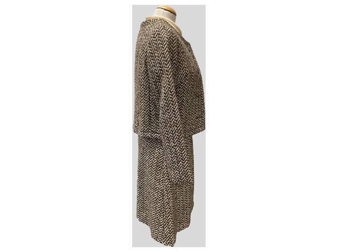Autre Marque Kleid und Jacke Set Beige - Ansicht 2