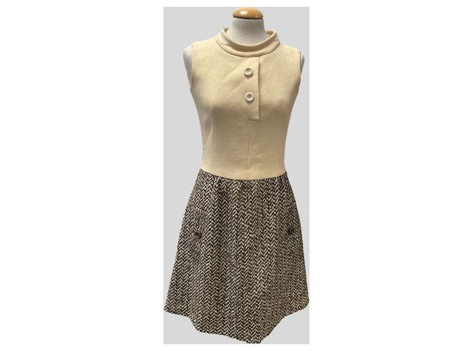 Autre Marque Kleid und Jacke Set Beige - Ansicht 5