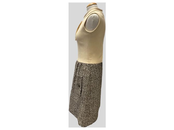 Autre Marque Kleid und Jacke Set Beige - Ansicht 6