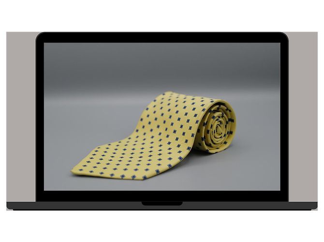 Autre Marque Corbata Amarrilla con Puntos Giallo - vista 3