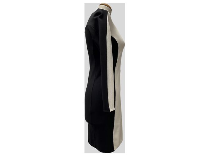 3.1 Phillip Lim Vestido Blanco y Negro - vista 2