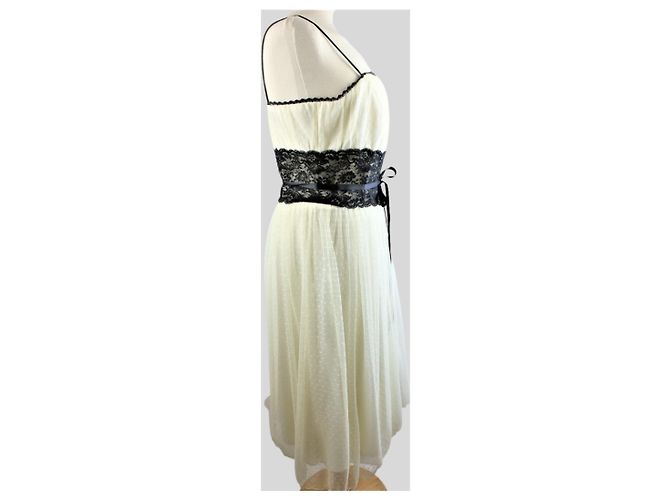 Autre Marque Weißes Festkleid - Ansicht 2