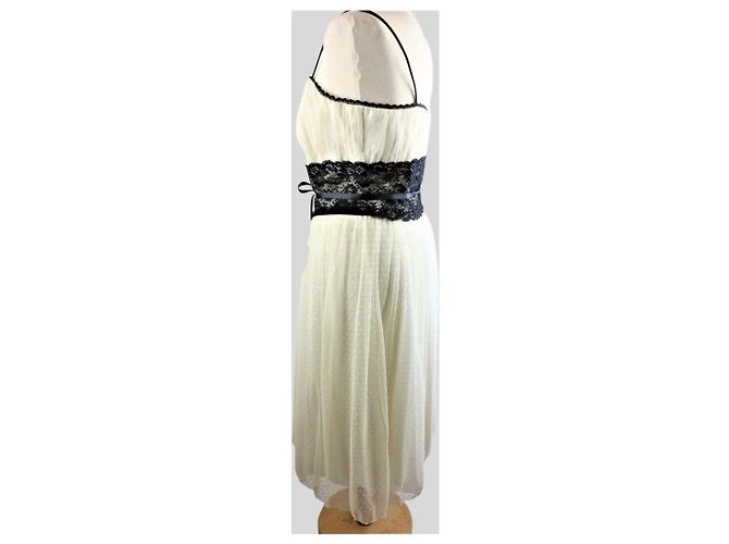 Autre Marque Weißes Festkleid - Ansicht 3