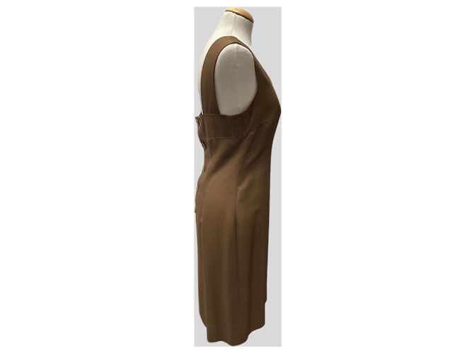 Guy Laroche Vestido Marrón sin Mangas Castaño - vista 3