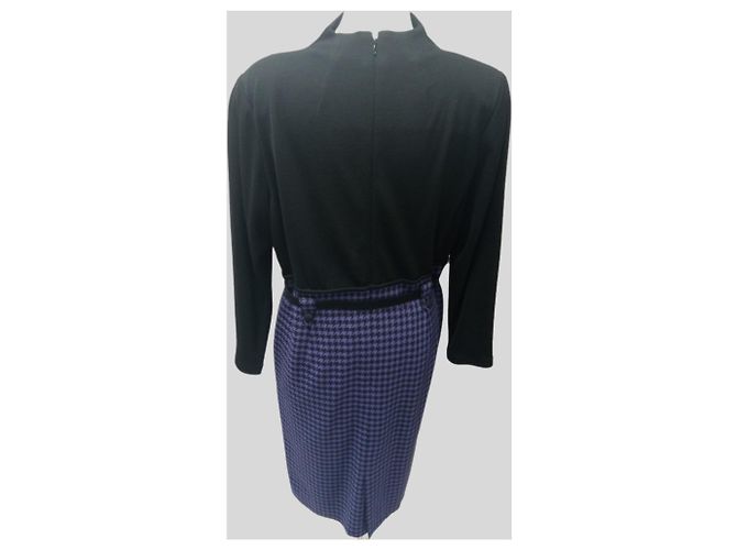 Autre Marque Schwarzes Kleid mit Rock - Ansicht 4