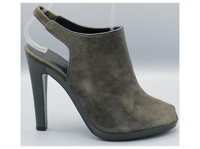 Botines Jil Sander de ante gris - vista 2