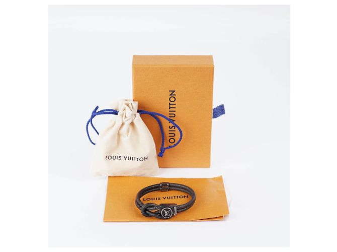 Twist Louis Vuitton Pulseira Loop It Preto - vista 4