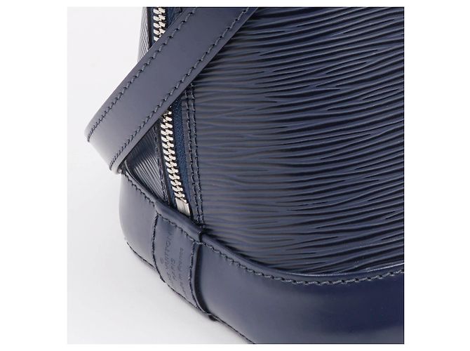 Louis Vuitton Alma PM Handtasche Blau - Ansicht 6