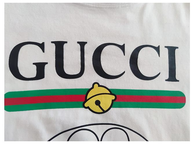 T-shirt Gucci Limited Edition x Doraemon bianca in cotone Bianco - vista 7