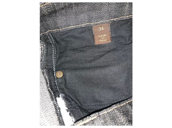 Jeans Slim Louis Vuitton Neri in Cotone Nero - vista 9
