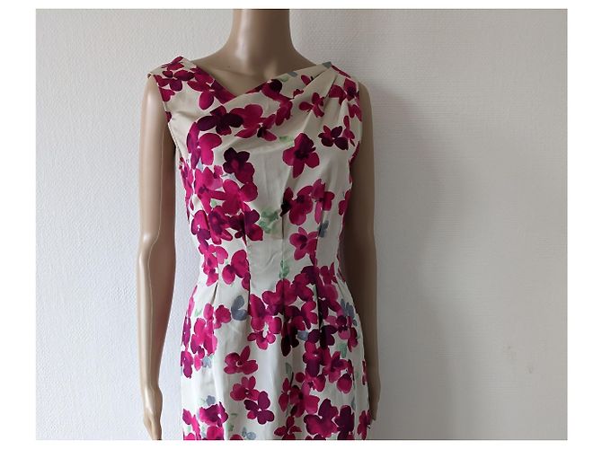 Vestido de cóctel Moschino Cheap And Chic de seda floral - vista 10