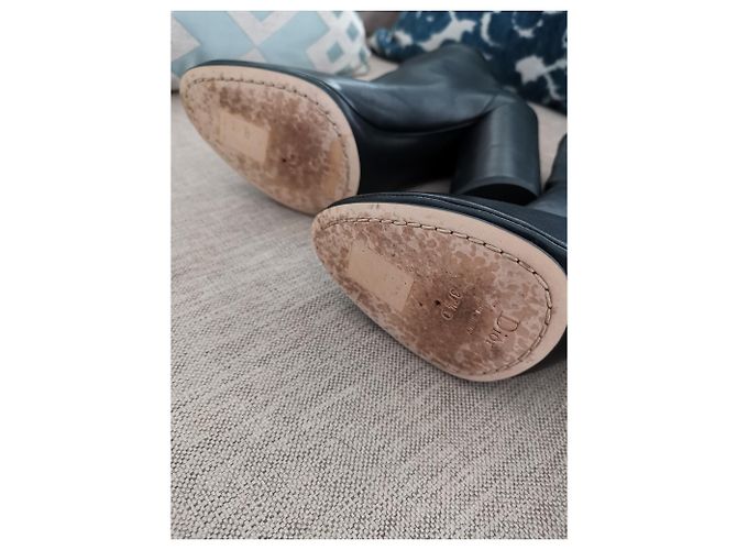 Christian Dior Stivaletti in pelle nera EU37.5 - vista 4