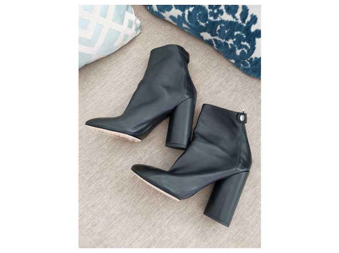 Christian Dior Stivaletti in pelle nera EU37.5 - vista 6