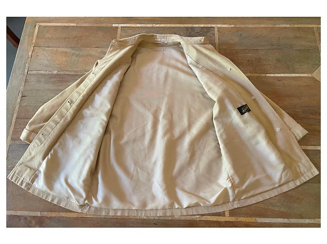 Autre Marque Mantel oder beige Jacke aus Alcantara oder Wildlederimitat Größe 38-40. - Ansicht 9