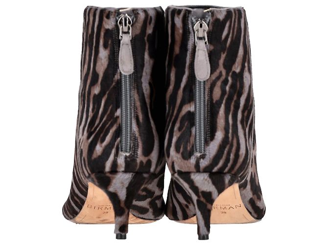 Alexandre Birmans New Kitten Ankle Boots mit Leopardenmuster aus braunem Kalbsleder - Ansicht 4
