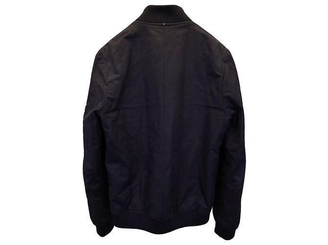 Apc EIN.P.C. Theo Bomberjacke aus schwarzem Nylon-Canvas - Ansicht 3