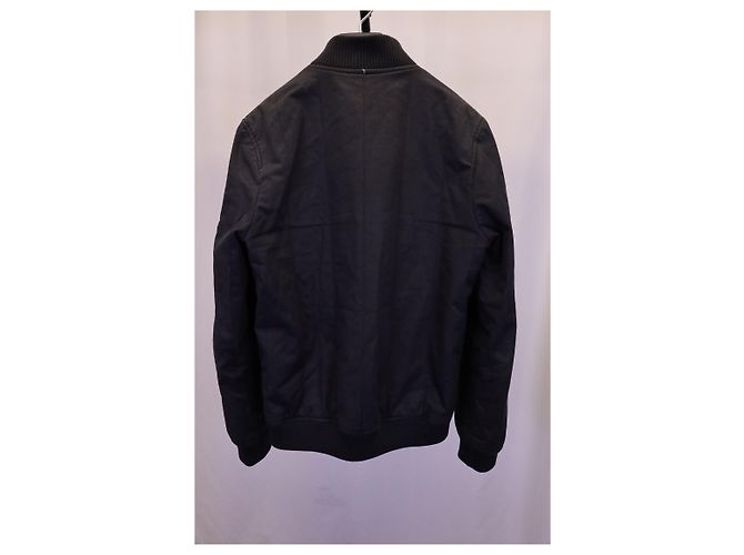 Apc EIN.P.C. Theo Bomberjacke aus schwarzem Nylon-Canvas - Ansicht 7