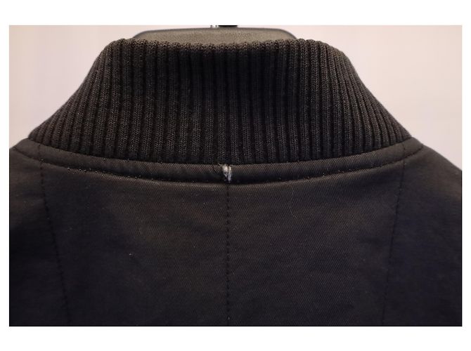Apc EIN.P.C. Theo Bomberjacke aus schwarzem Nylon-Canvas - Ansicht 8