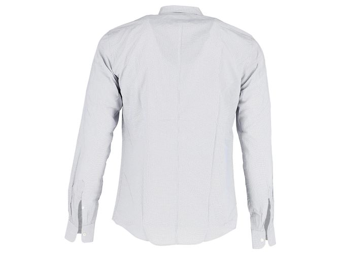 Dries Van Noten Printed Shirt in Light Blue Cotton - view 3
