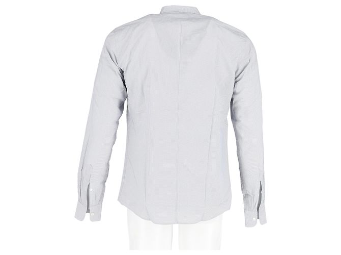 Dries Van Noten Printed Shirt in Light Blue Cotton - view 6