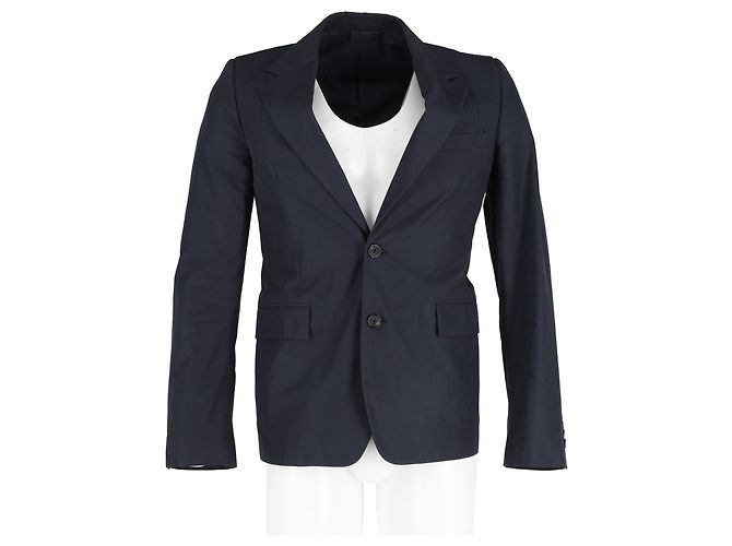 Alexander McQueen Blazer aus blauer Wolle - Ansicht 4