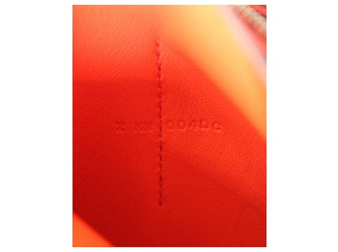 Portafoglio compatto Hermès Dogon in pelle arancione - vista 9
