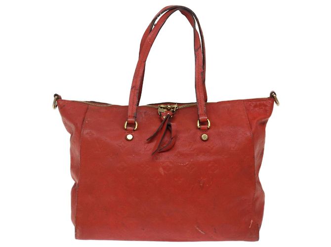 Borsa Empreinte Lumineuse PM con monogramma LOUIS VUITTON 2modo Orian M40552 Auth ep3965 Arancione - vista 2