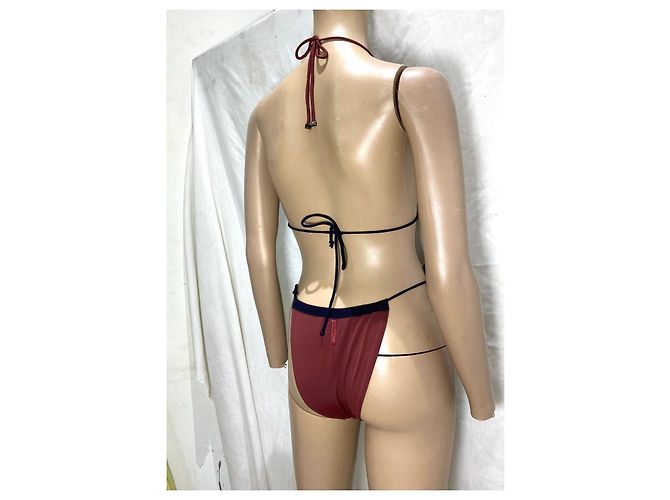 Prada Bikini Dunkelrot Bordeaux - Ansicht 4