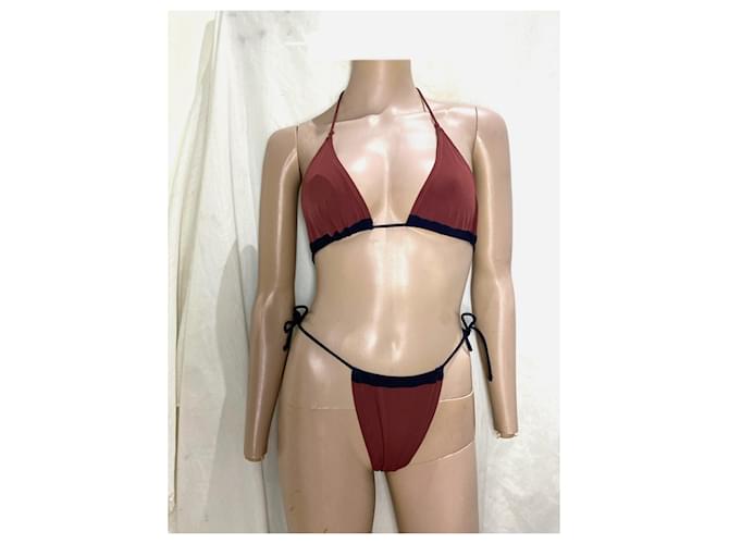 Prada Bikini Dunkelrot Bordeaux - Ansicht 5