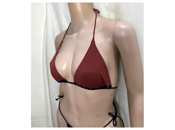 Prada Bikini Dunkelrot Bordeaux - Ansicht 7