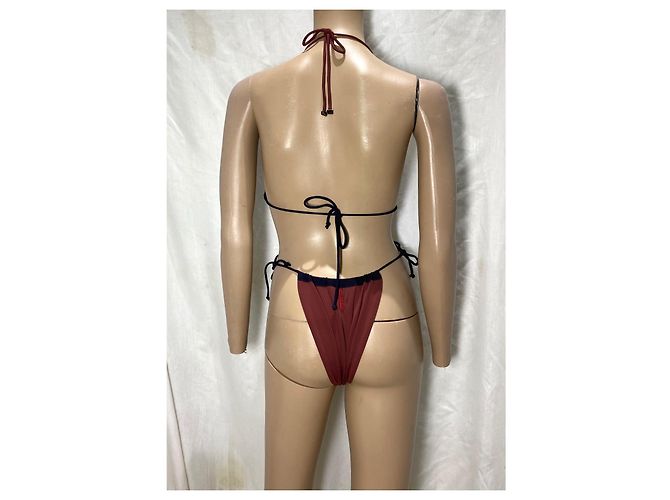 Prada Bikini Dunkelrot Bordeaux - Ansicht 9