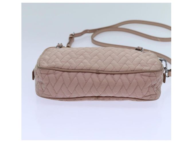 PRADA Borsa A Mano Trapuntata Nylon 2modo Rosa Auth bs13603 - vista 5