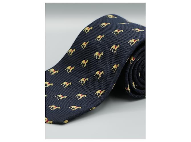 Façonnable Corbata con disegno di Caballo Nero - vista 4