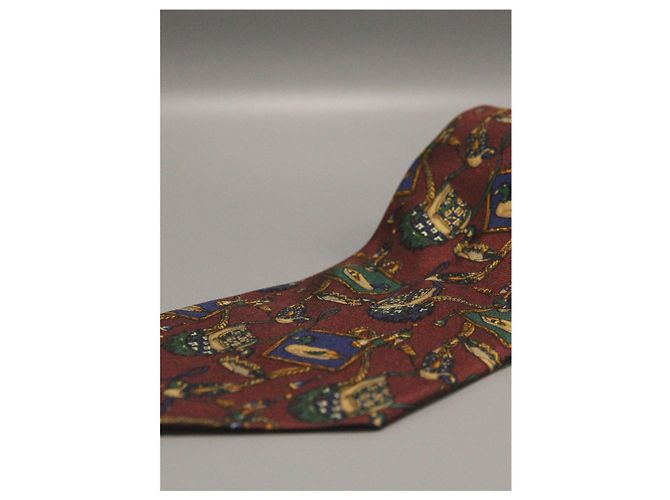 Longchamp Corbata Marrón com Adornos Marrom - vista 4