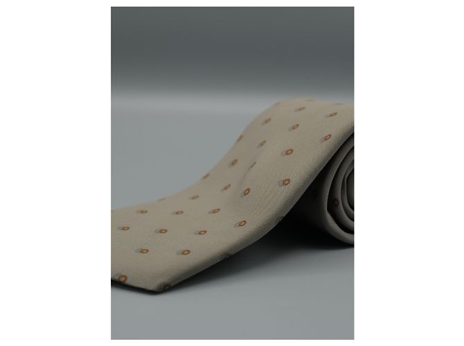 Givenchy Gravata cinza com círculos - vista 4