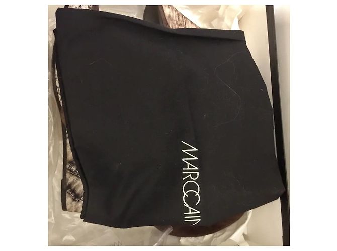 Marc Cain Sandali gladiatore con lacci in pelle di vitello - vista 5