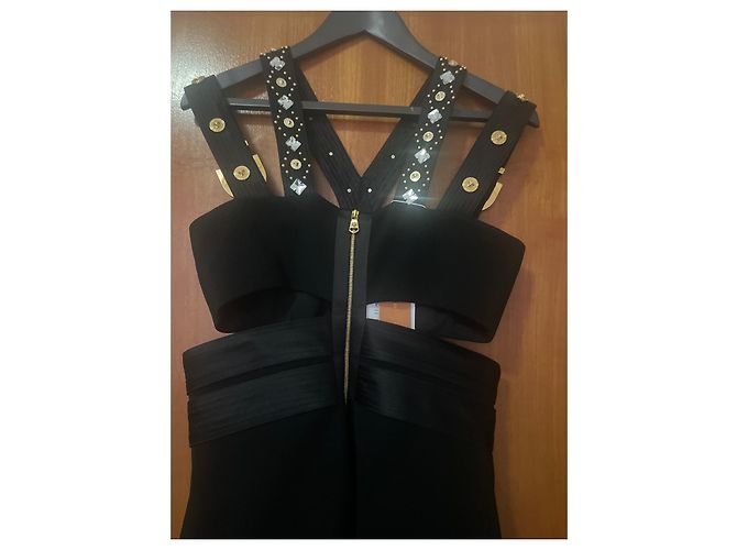 Versace Schwarzes Viscose Kleid - Ansicht 5