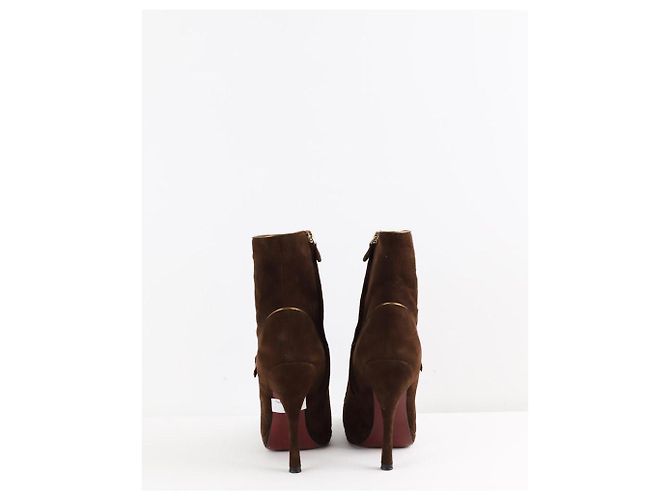 Louis Vuitton Botas de cuero Castaño - vista 2