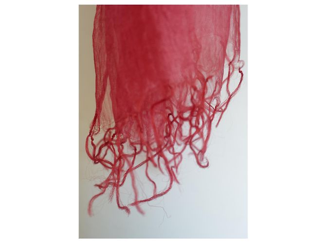 Autre Marque Sciarpa Nafnaf Fucsia in chiffon Rosa - vista 3