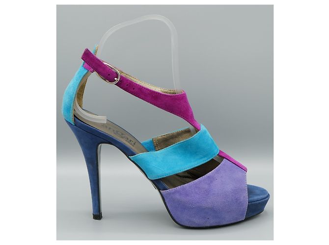 Autre Marque Tacones Abiertos de Ante Porpora - vista 2