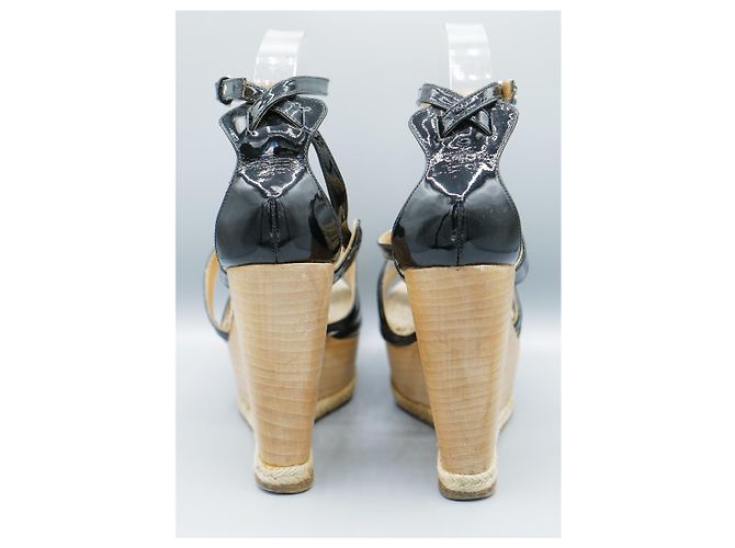 Autre Marque Tacones de Charol Negro Nero - vista 3