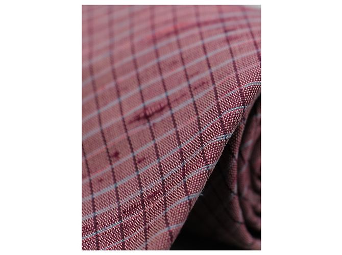 Autre Marque Corbata Granate a Cuadros Red - view 2