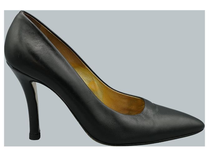 Décolleté Walter Steiger in pelle nera Nero - vista 2