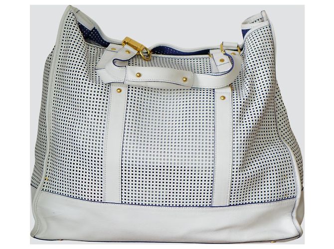 Autre Marque Borsa Juice Couture in Pelle Bianca Bianco - vista 3