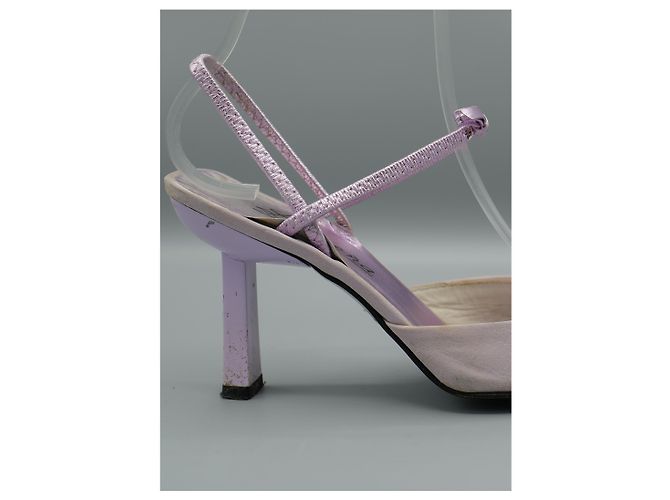Autre Marque Tacones de Terciopleo Morado Porpora - vista 2
