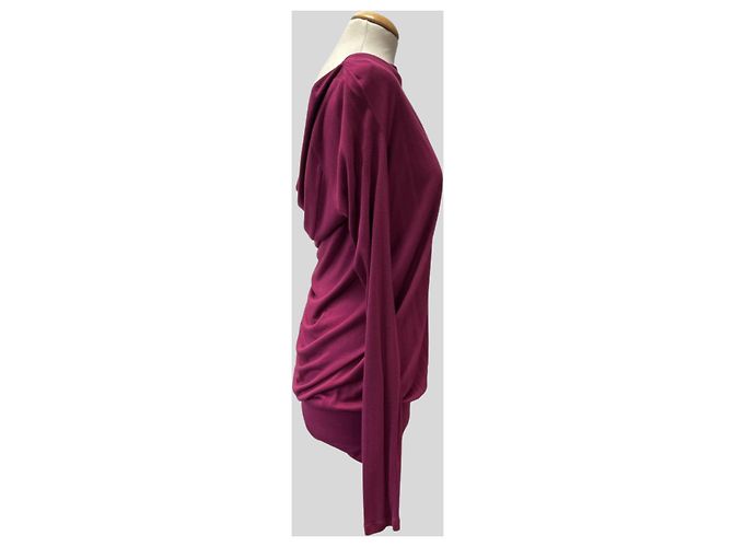 Iceberg Kleid Lila aus Viscose mit Langarm - Ansicht 2