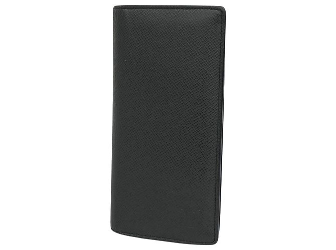 Louis Brazza Louis Vuitton Brazza Black Leather ref.1347014 - Joli Closet